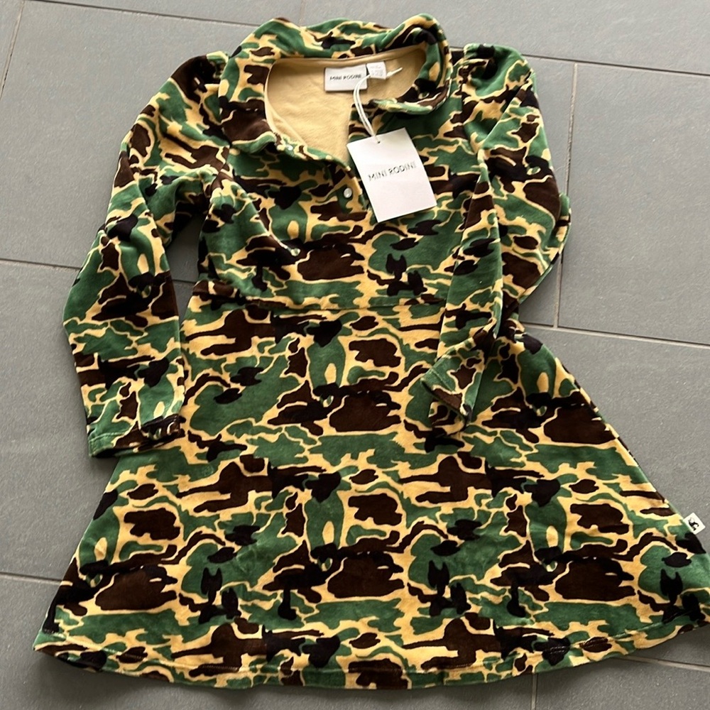 Mini Rodini velour dress